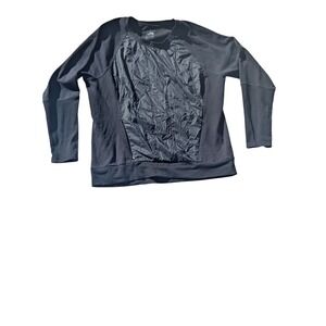 The North Face Pullover Quilted Women Large Lightweight Long Sleeve‎ Top Black